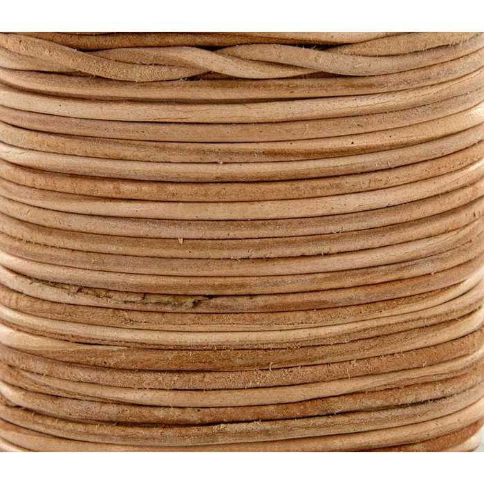 Beige Round Leather Cord Spool 1mm Hobby Lobby 202242